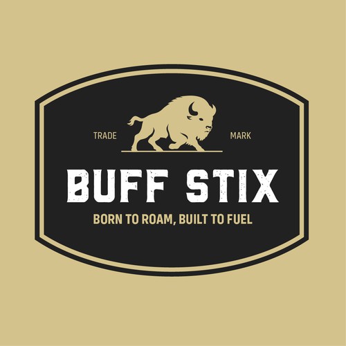Buff Stix...Lean, Delicious, Buffalo Strong. Design by Studio 135+