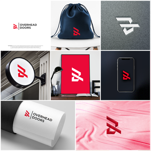 Design overhead door business logo rebranding por A F I F I . A R T ™