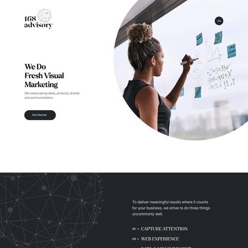 A consulting organization with practical execution Design by aarsita