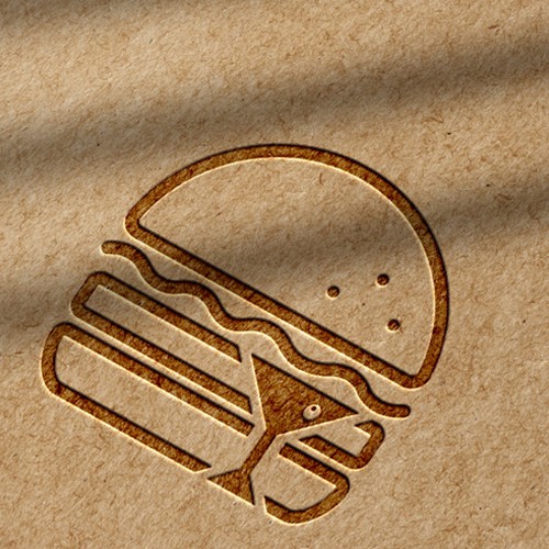 Modern and trendy but unique logo to showcase BURGER and BAR restaurant Design von MATAMA