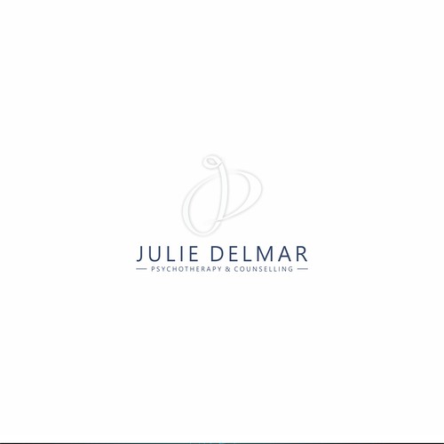 Design by Ibrahim_2511 titled "Julie Delmar Needs Powerful simplicity for private psychotherapy practice"