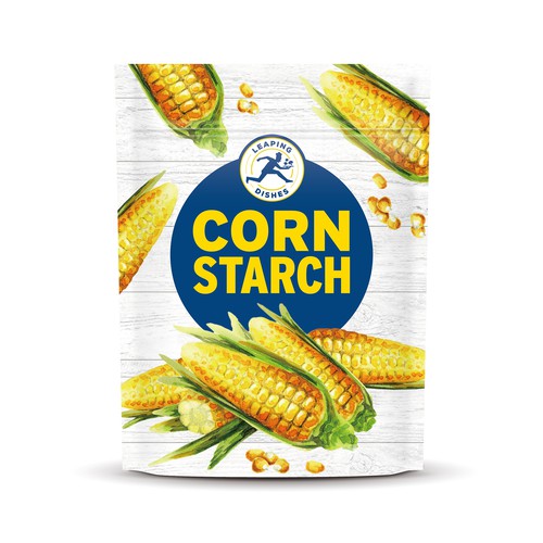 Need a BOLD DESIGN FOR CORN STARCH IN RESEALABLE BAG Design by 3311design