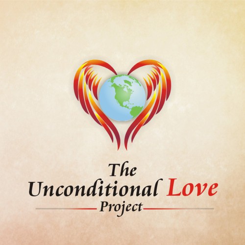 Create a logo to attract the attention to a great cause; The Unconditional Love Project. Design by javas_Tyo