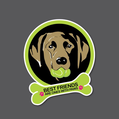 Design Design an amazing sticker for passionate dog owners and dog lovers di BnPixels