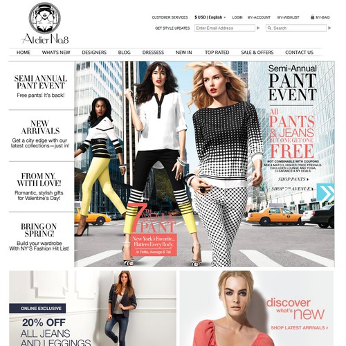 Website Design for E-commerce Business - Online Fashion Boutique | Web ...