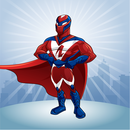 Design an Awesome Superhero Mascot for Insurance Firm Design by fredostyle