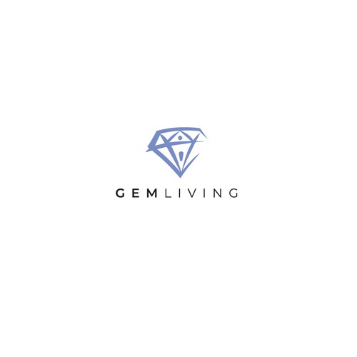 Geometrical, minimalist, modern brand design for Gem Living Design by zaffo