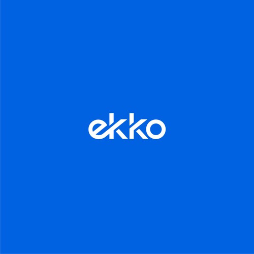 SIMPLE LOGO - ekko Letters then dm after Design by STINGR™