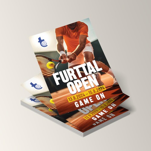 Aces & Action: Cool Flyer for a Tennis Tournament Design by Jordon