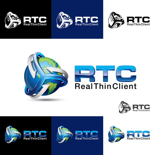 Design di RealThinClient / RTC needs a new Logo di Danhood