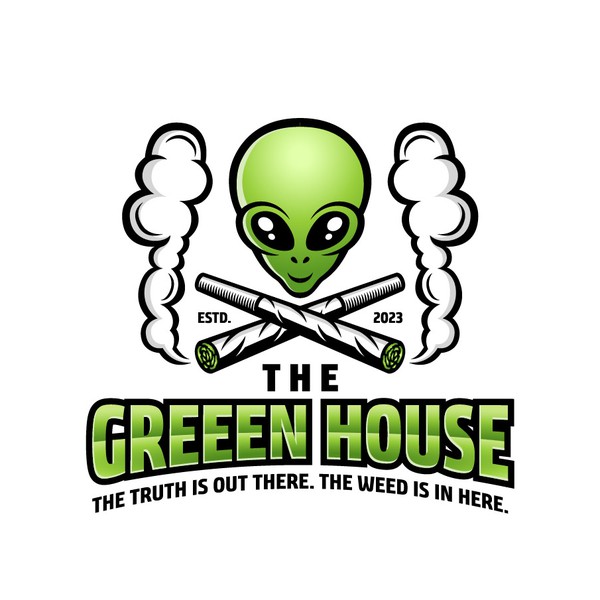 Funny logo concept for The Green House