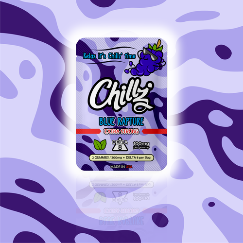 CHILLZ CBD Brand need his new packaging for his DELTA 8 Gummies Design by Adzuna ***