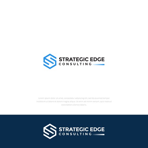 Sophisticated logo with an edge Design by ♛ AHSAN