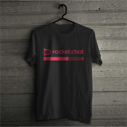 New T-Shirt for Rocket.Chat, The Ultimate Communication Platform! Design by outinside.