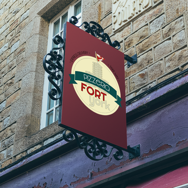 Diseño de peppe serafica titulado "Logo - Fort York Pizzeria"
