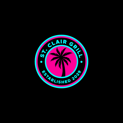 "St. Clair Grill in Coconut Grove Miami looking for a logo." winning Logo design