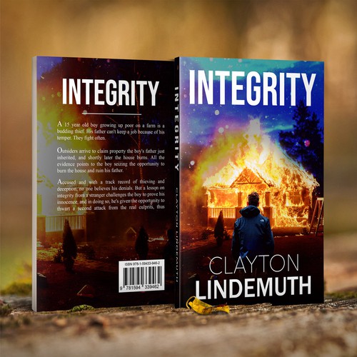 Design Book Cover: "INTEGRITY" : Troubled young man fights to reclaim his honor por Shark Azer