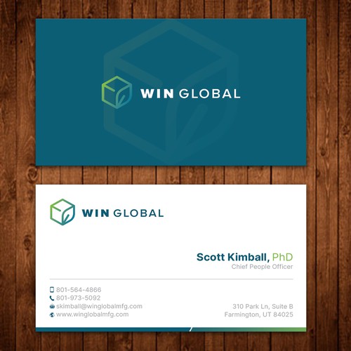 ™SF_Design™さんのWIN Global Business Card Designデザイン