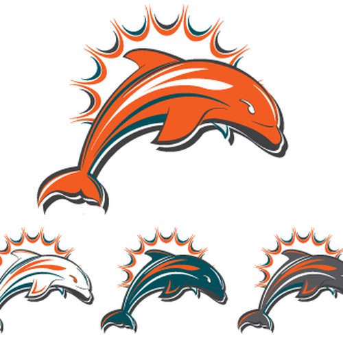 99designs community contest: Help the Miami Dolphins NFL team re-design its logo! Design réalisé par Voxel Labs