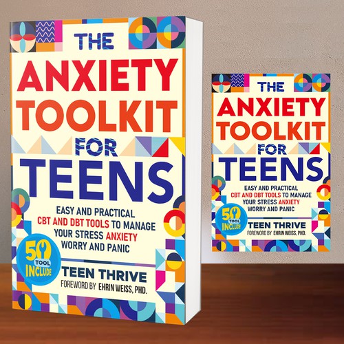 Book cover that POPS and ATTRACTS ATTENTION for TEENS (topic: Anxiety for Teens) Design by ^andanGSuhana^