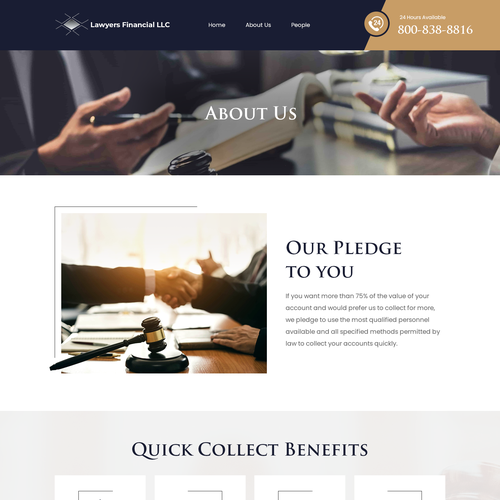Debt Collection Website Design by Ilmash Network