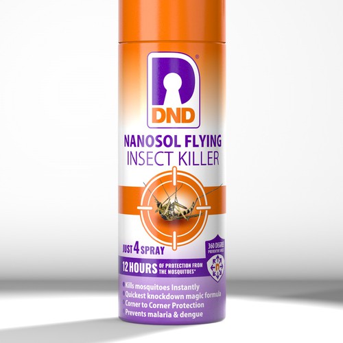 Design a standout label for a Super Effective Insect Killer Spray Design by P.D.S.