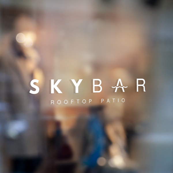 Design by :Dunychi titled "Rooftop Patio Logo: SKYBAR"