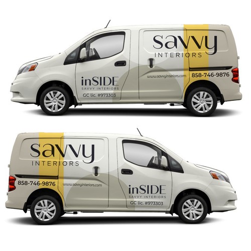 T i f a n y' sさんのDesign build furnish firm needs cool luxury sleek modern Van wrapデザイン