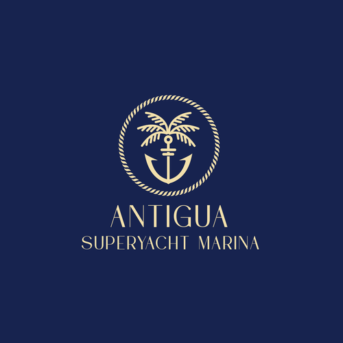 Logo for Antigua Superyacht Marina Design by AnaGocheva