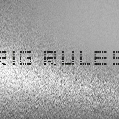 Rig Rule needs Lettering Design (wordmark) Design by designRays