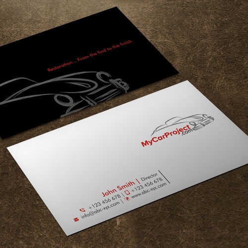 Create A Great Business Card For MyCarProject