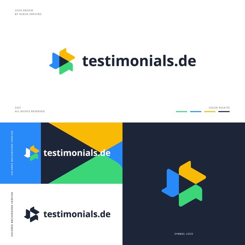 Create stunning logo for new testimonials.de company Design by Kukuh Saputro Design