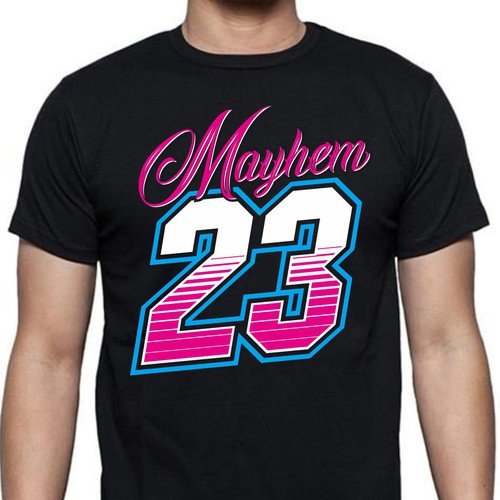 Miami Inspired Jersey Shirt Design by anthronx