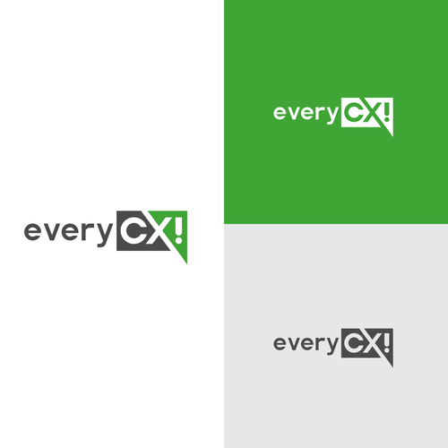 EVERY CX (Customer experience) logo for international SaaS product. Diseño de Adiwinata