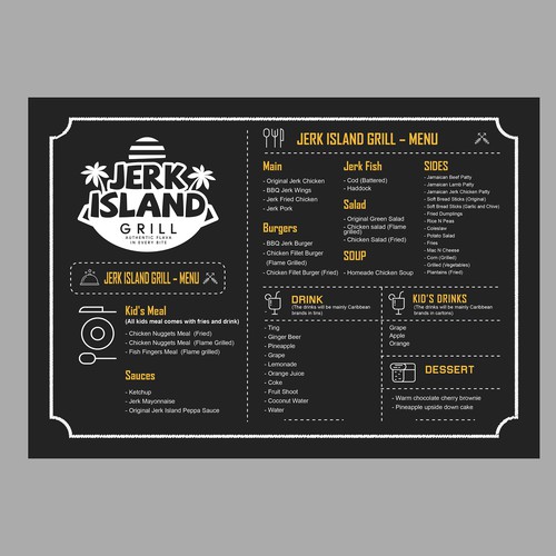 Free Jamaican Menu Templates Taha