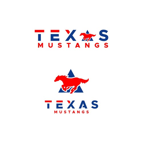 Diseño de Texas Mustangs de SGrph