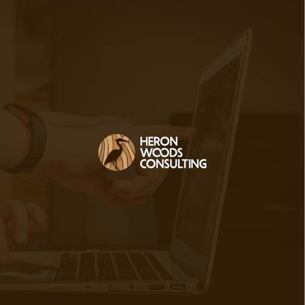 Design by PixelAmazers titled "Heron Woods Consulting"