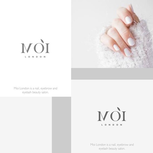 コンペ「Moi London needs an innovative and elegant logo」のデザイン by Yatama.kunさん 