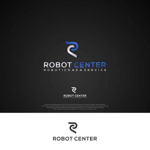 Robot Center Logo Design by R GRAPHIC