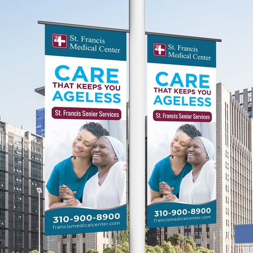 Design a banner that attracts older adults & families to use our specialized senior care & services Design réalisé par Sketch Media™