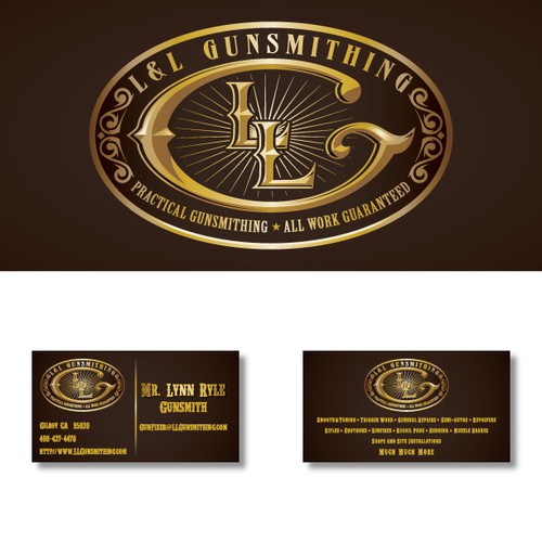 Design di Gunsmith needs New Logo & Business Card Design di 262_kento