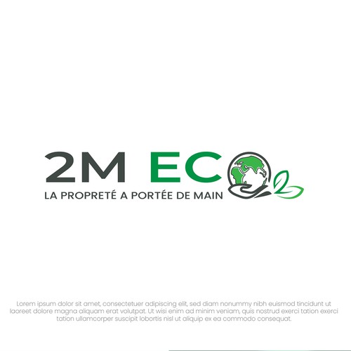 "2M ECO" winning Logo & brand identity pack