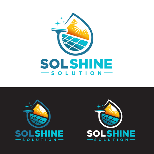 New solar panel cleaning business needing to attract customers Design by YZ24