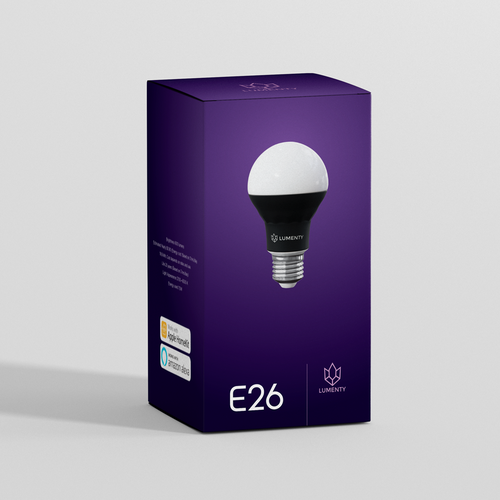 We need to create a sophisticated package for smart lamps. Design by Pure-Design