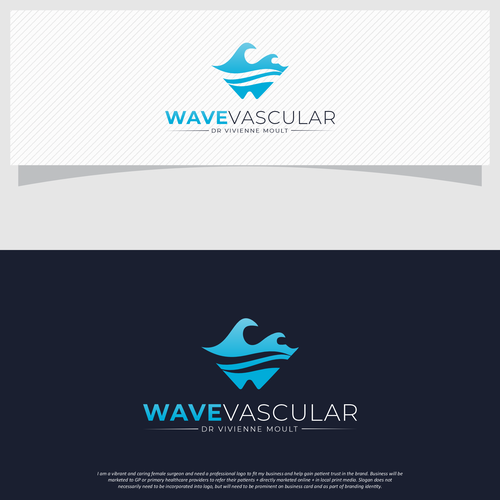Modern and professional logo for Vascular Surgeon Design by moOks™