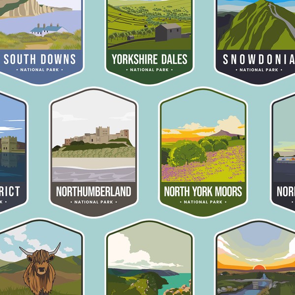 National Park Water Bottle Sticker