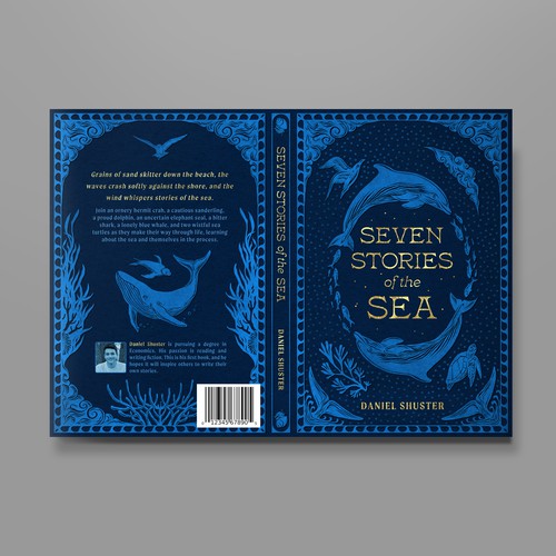 Design a whimsical storybook cover for a collection of fables about sea creatures Design by BINATANG