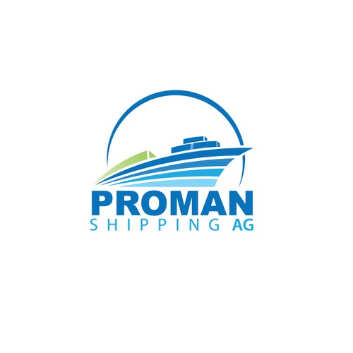 shipping company logo design