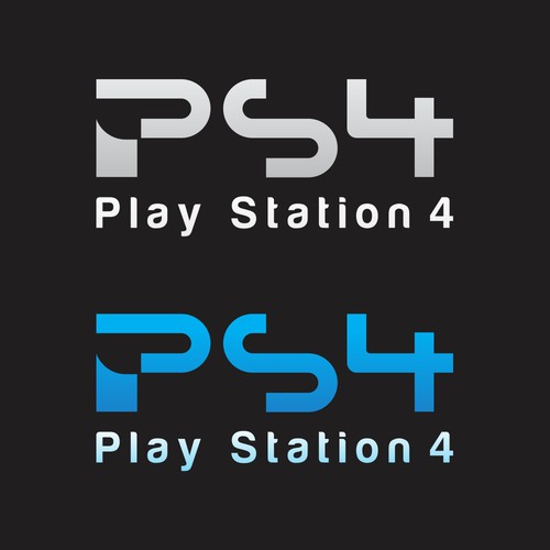 Community Contest: Create the logo for the PlayStation 4. Winner receives $500! デザイン by blue_dragon