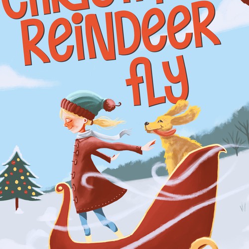 Design a classic Christmas book cover. Design by Paulo Duelli